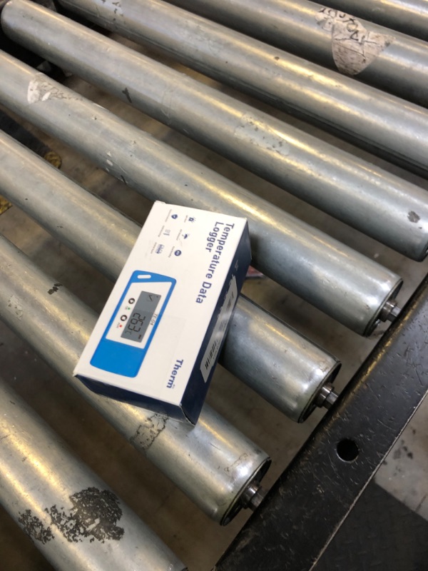 Photo 1 of TE-04 Temperature Data Logger with 1.5M External Probe, Auto PDF& CSV Report, 35,000 Points, Large Display Pause Recording Function, Temperature Recorder for Cold Chain Shipping Vaccine Storage