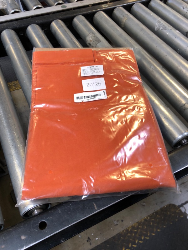 Photo 1 of Aormenzy Microfiber Pillow Cases - Standard Size Set of 2-1800 Thread Count Ultra Soft Rust Pillowcases - Wrinkle Resistant Pillow Covers with Envelope Closure - 20" x 26"