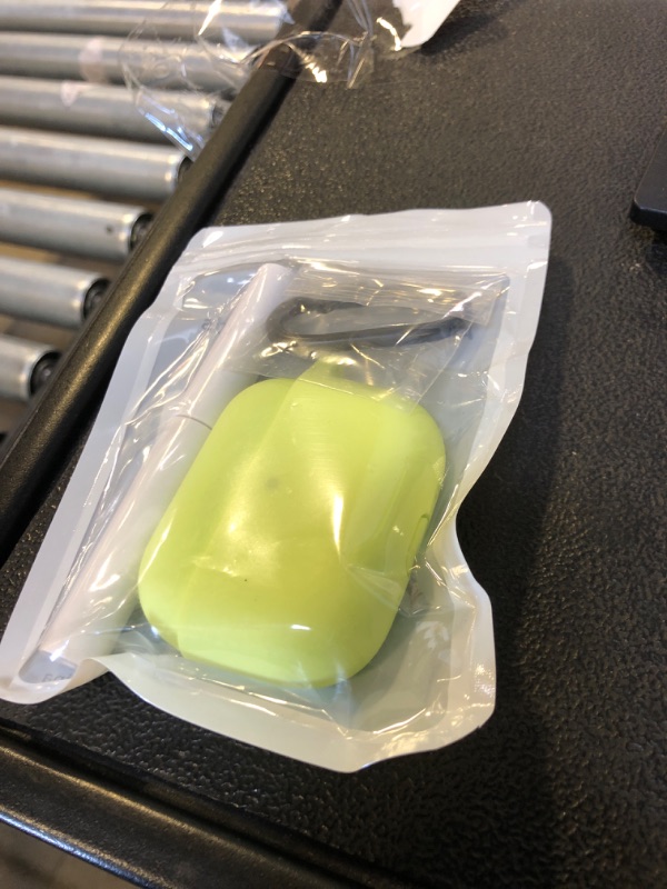 Photo 1 of Brujula Case for AirPods Pro 3 Case Silicone Protective Cover Compatible with AirPods Pro 3rd Generation 2025 (Yellow Green)