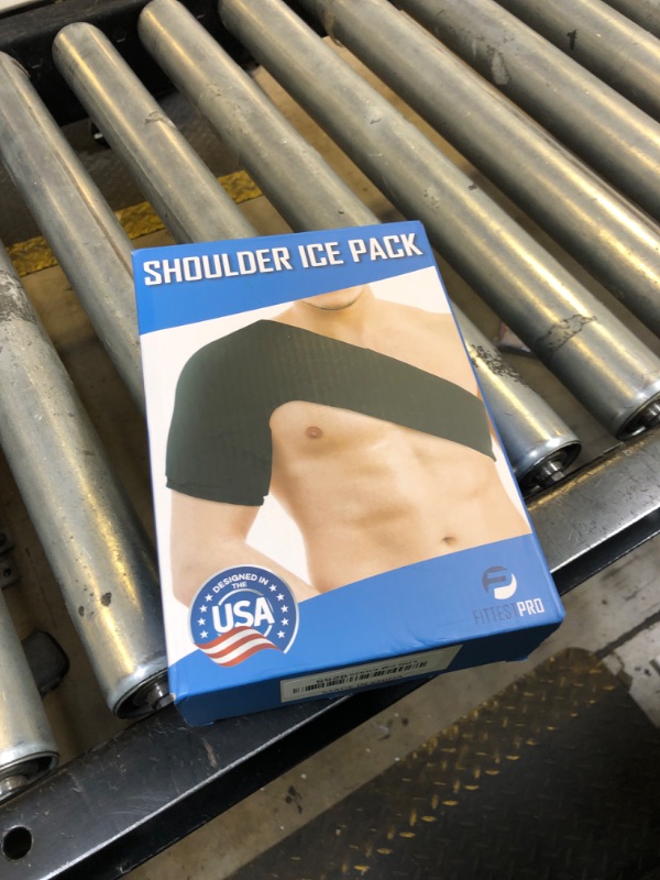 Photo 1 of Fittest Pro Shoulder Ice Pack Wrap, HSA or FSA Eligible, Reusable Cold Therapy Wrap for Tendonitis, Swelling, Rotator Cuff, and Recovery - Shoulder Brace Compression Sleeve
