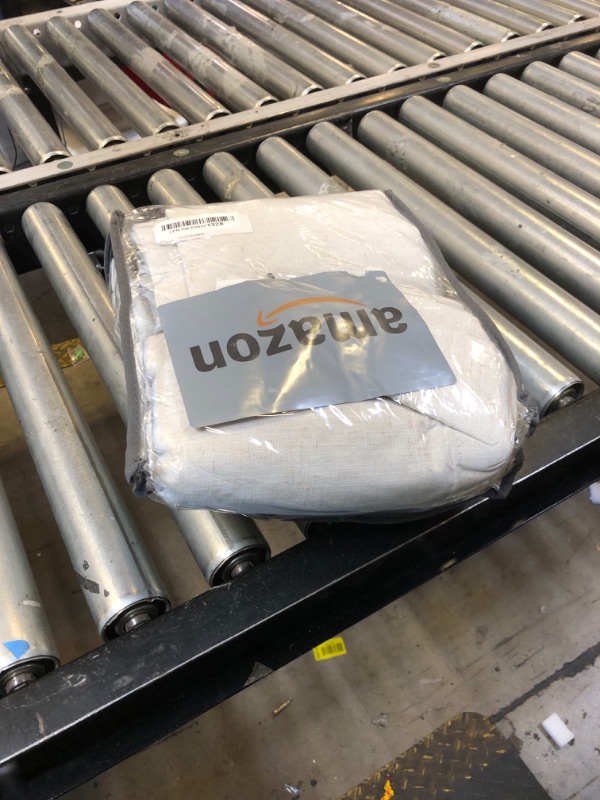 Photo 1 of 100% Blackout Shield Linen Blackout Curtains for Bedroom 100 Inches Long,Back Tab/Rod Pocket Living Room Drapes,Thermal Insulated Textured Blackout Curtains 2 Panels Set,50" W x 100" L,Cream