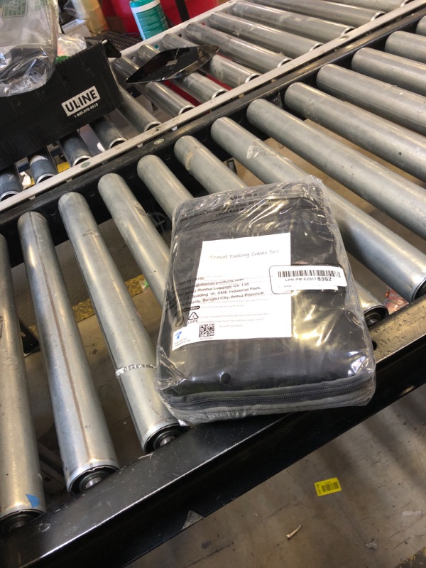 Photo 1 of 10 Set Compression Packing Cubes for Travel Essentials,Compressible Expandable Packing Cubes for Suitcase,OlarHike Luggage Organizer Bags for Travel,Handy Helper for Organizing Clothes(Black)