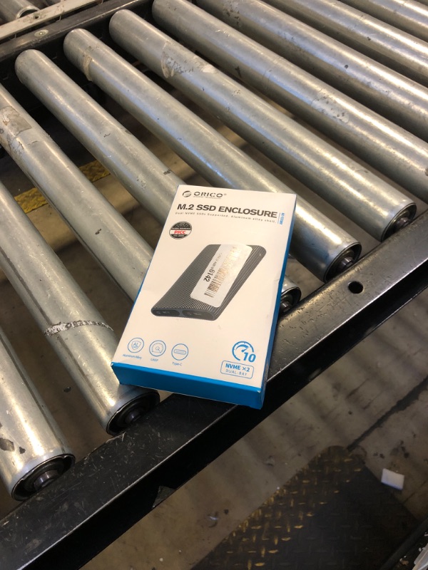 Photo 1 of ORICO Dual M.2 NVMe SSD Aluminum USB3.2 Gen2 10Gbps, M.2 Type-C Docking Station for PCIe M-Key, B&M Key 2230/2242/2260/2280 SSD, Tool-Free, Up to 4TB