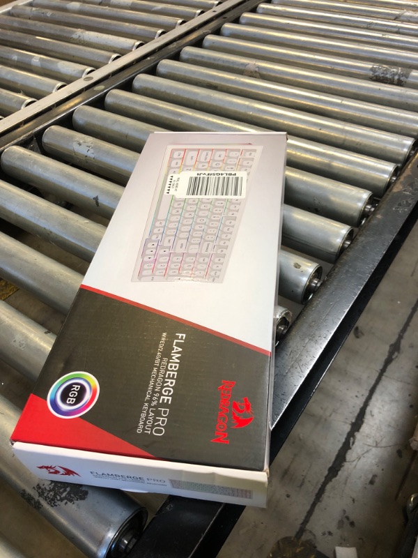 Photo 1 of Redragon K723 Wireless Mechanical Gaming Keyboard Creamy, Hot Swappable Pre-lubed Linear Switches, Gasket Structure, Tri-Mode BT5.0/2.4GHz/USB-C, RGB Backlit, Custom for PC/Mac/PS/Xbox, White