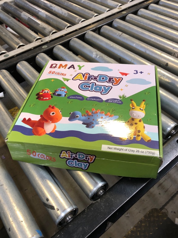 Photo 1 of QMay Air Dry Clay 50 Colors-DIY Modeling Clay Starter Kit with Sculpting Tools, Great Gift for Artistic Kids
