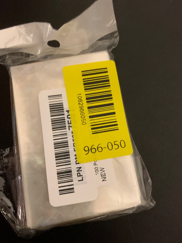 Photo 1 of 100 Pcs Laser Flashing Photocard Sleeves Holographic Card Sleeves for Trading Cards Penny Sleeves Photocard Holder Rainbow Star Heart Flower Card Protector