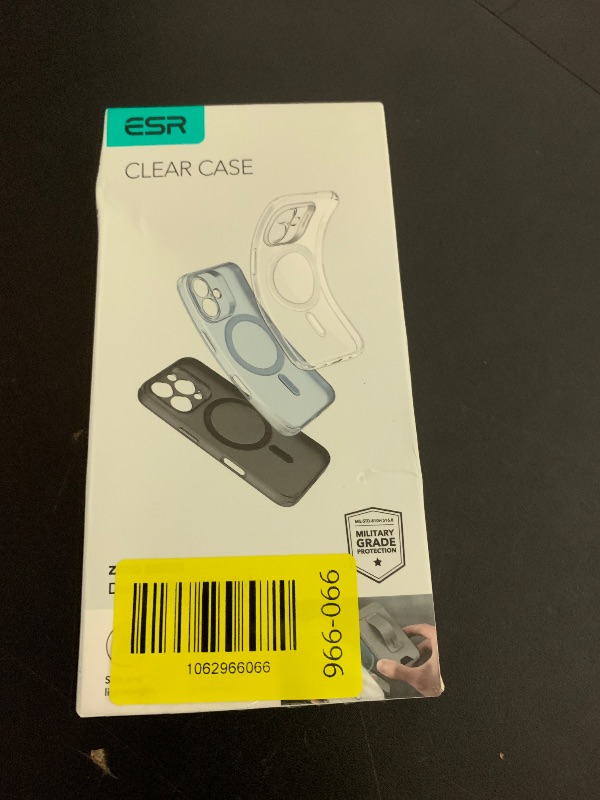 Photo 1 of ESR for iPhone 16 Pro Case, Compatible with MagSafe, Camera Protection, Shockproof Thin Cover, Resists Yellowing and Scratches, Magnetic Phone Case for iPhone 16 Pro, Zero Series, Frosted Grey