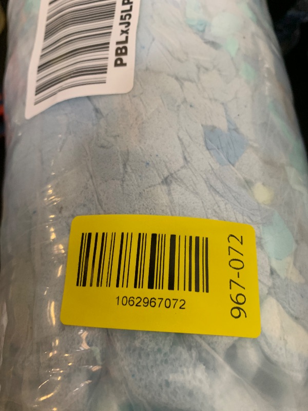 Photo 1 of DR.DUDU 5lbs Shredded Memory Foam Filling for Bean Bag Filler, Soft and Convenient Pillow Stuffing Foam for Couch Cushion Dog Bed Chair Arts Crafts, Added Gel Particles (Blue)