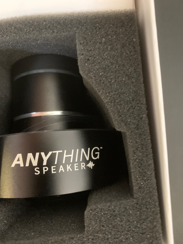Photo 1 of Anything Speaker PRO - Turn Anything Into A Speaker - Mini Bluetooth Travel Speaker - Bone Conduction Vibration
