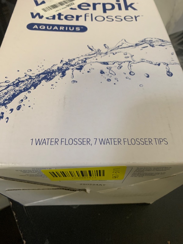 Photo 1 of Waterpik Aquarius Water Flosser For Teeth Cleaning, Gums, Braces, Dental Care, Electric Power With 10 Settings, 7 Tips For Multiple Users And Needs, ADA Accepted, White WP-660, Packaging May Vary
