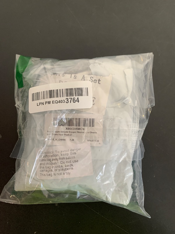 Photo 1 of Kittmip Solar Copper Anode Copper Replacement L=4.13" D=0.71" for Solar Pool Ionizer Chlorine Cost Save for Reduce Irritations Cleans and Clears Your Pool (2)