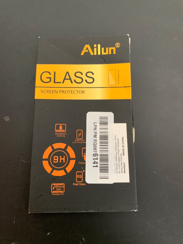 Photo 1 of Ailun Screen Protector for iPhone 16e / iPhone 14 / iPhone 13 / iPhone 13 Pro [6.1 Inch] Display 3 Pack Tempered Glass, Case Friendly [Not for iPhone 16 6.1 Inch]