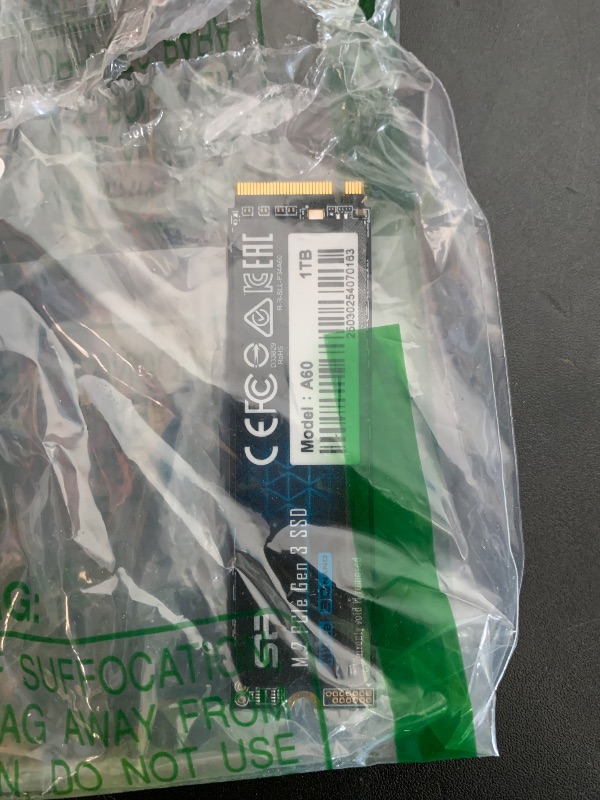Photo 1 of Silicon Power 1TB - NVMe M.2 PCIe Gen3x4 2280 SSD (SP001TBP34A60M28)