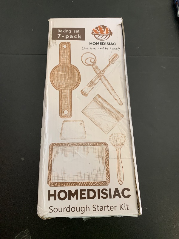 Photo 1 of Bread Making Tools and Supplies, Set of 7, inclued Silicone Pastry Mat, Round Baking Mat, Sourdough Danish Dough Whisk, Bread Lame Dough Scoring, Bread Scraper Dough Cutter, Perfects Gift for Baker