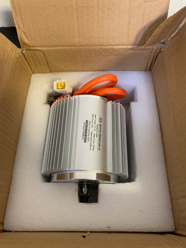 Photo 1 of Kunray Electric DC Motor 72V 3000W Motor, Electric Scooter Brushless Motor Max Speed 6700rpm, Electric Dirt Bike Motor Engine, Go Kart Electric Motor with Temperature Sensing
