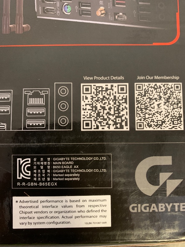 Photo 1 of GIGABYTE B650 Eagle AX AM5 LGA 1718 AMD B650 ATX, DDR5 Triple M.2, PCIe 5.0, USB 3.2 Gen2x2 Type-C, AMD Wi-Fi 6E, Realtek GbE LAN