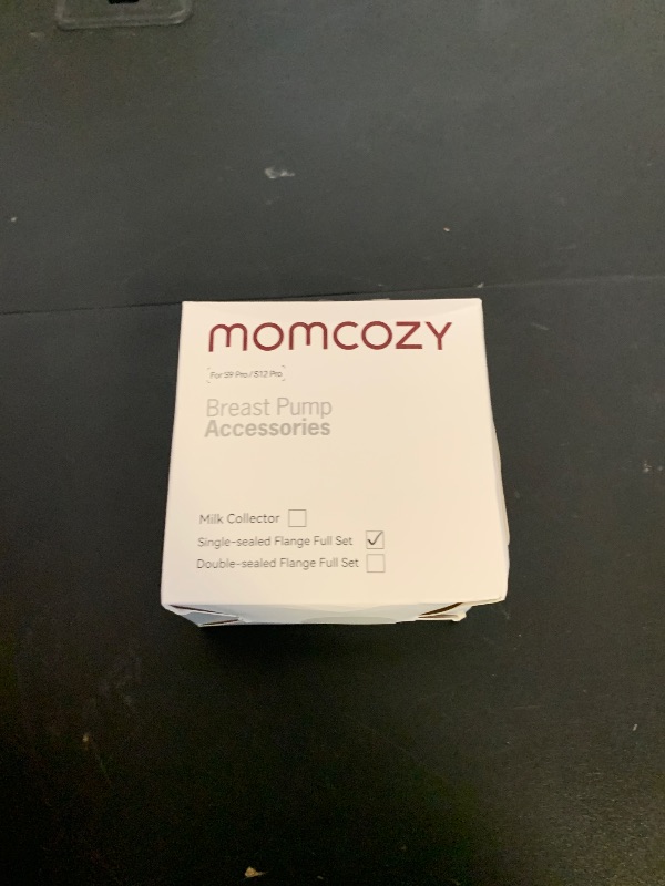 Photo 1 of Momcozy Original S9 Pro/S12 Pro Replacement Accessories, Only Compatible with Momcozy S9 Pro/S12 Pro Breast Pump NOT for S9/S12 (Single-Sealed Full Set Collector Cup with 24mm Flange,180ml, 1 Pack)