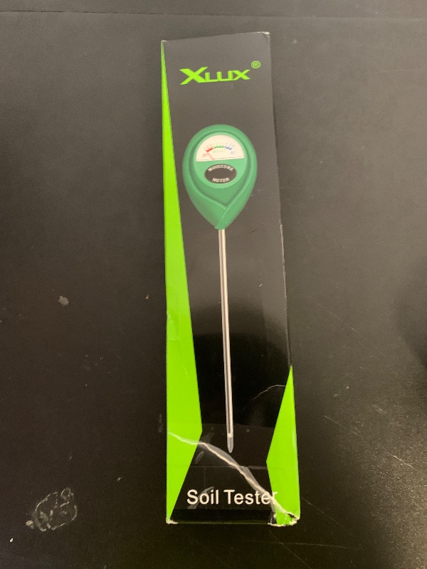 Photo 1 of XLUX Soil Moisture Meter, Plant Water Monitor, Hygrometer Sensor for Gardening, Farming, Indoor and Outdoor Plants, No Batteries Required