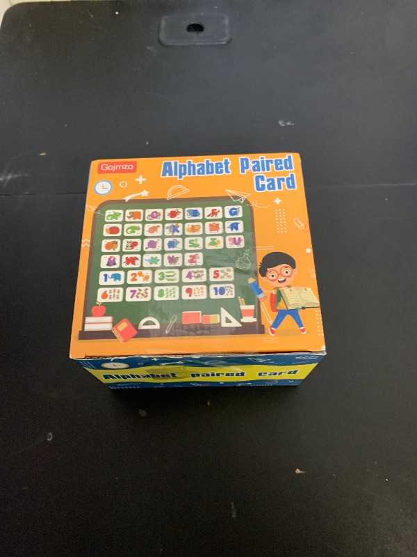 Photo 1 of Gojmzo Alphabet Flash Cards, ABC Learning Toys for Kids 3-5, Wooden Letters Number Blocks Sight Words Matching Game, Toddler Preschool Learning Activities, Montessori Educational Toys for 3+ Year Old