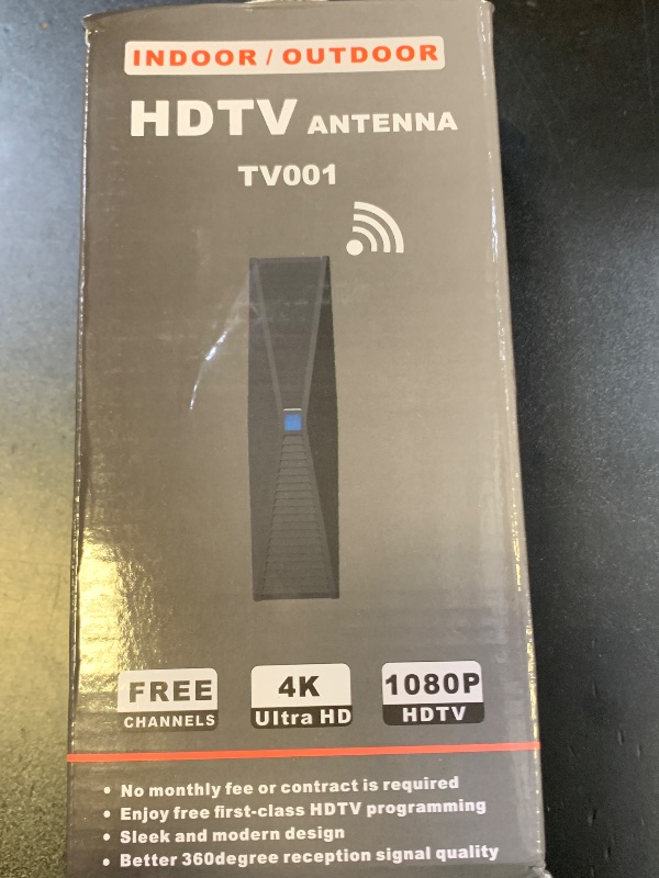 Photo 1 of 2025 Antenna for Smart TV for Local Channels,TV Antenna Indoor for Long Range Reception, Digital Antenna for Easy Installation and All Smart/Old TVs, Supports 4K 1080P HD VHF UHF