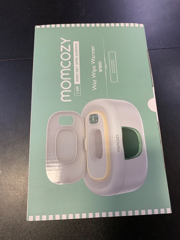 Photo 1 of Momcozy Baby Wipe Warmer, Innovative Spring Design, Large Capacity Wipes Dispenser, Fast and Even Heating, 4 Modes of Temperature Heating Control, Diaper Wipe Warmer with Night Light