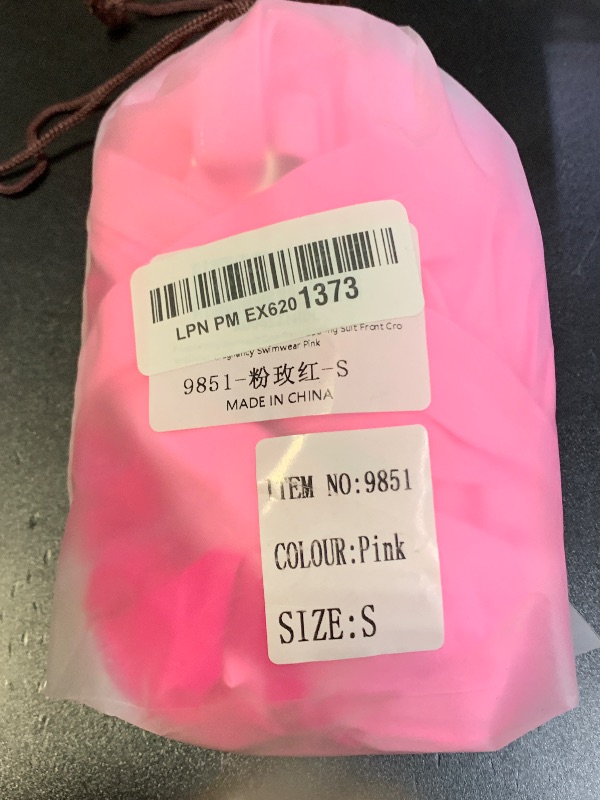 Photo 1 of Foucome Maternity Swimsuit One Piece Bathing Suit Front Cross Cutout Pregnancy Swimwear Pink