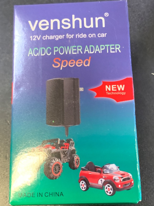 Photo 1 of 12v Charger for Kids Ride On Toys Car 12 Volt Battery Charger for Best Choice Products SUV Kid Trax Dynacraft Kidzone Bumper Car Jeep Electric Mercedes Lamborghini Powered Wheel Charger