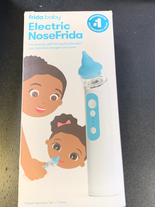 Photo 1 of Frida Baby Electric NoseFrida Nasal Aspirator for Baby, Nose Sucker for Baby & Toddler, Upgraded Nasal Aspirator for Congestion + Allergy Relief with 3 Suction Levels, 2 Silicone Tips, USB
