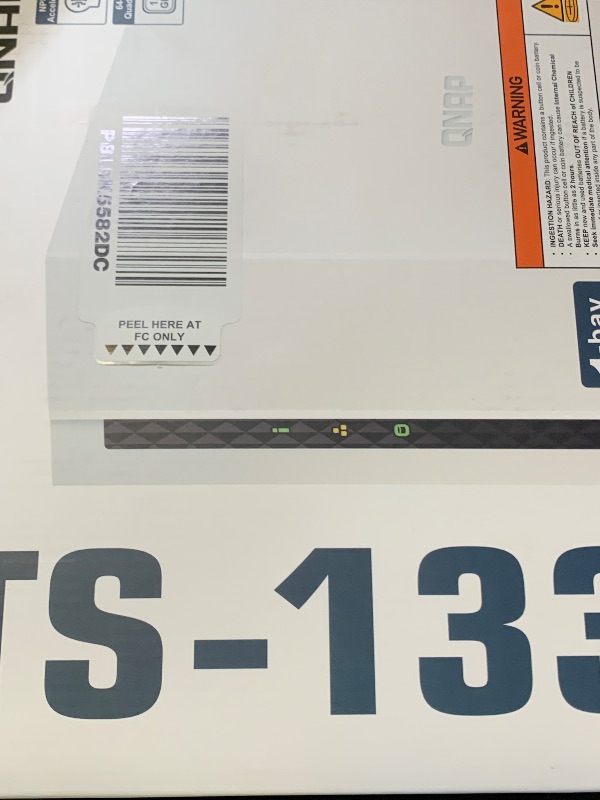 Photo 1 of QNAP TS-133-US 1 Bay Affordable Desktop NAS with ARM Cortex-A55 Quad-core Processor and 2 GB DDR4 RAM (Diskless)