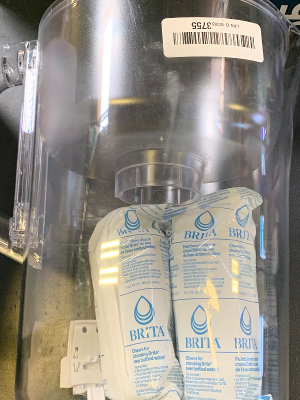 Photo 1 of Brita Large 10 Cup Water Filter Pitcher with Smart Light Filter Reminder and 2 Standard Filtes, Made Without BPA, White (Packaging May Vary) (1512822)