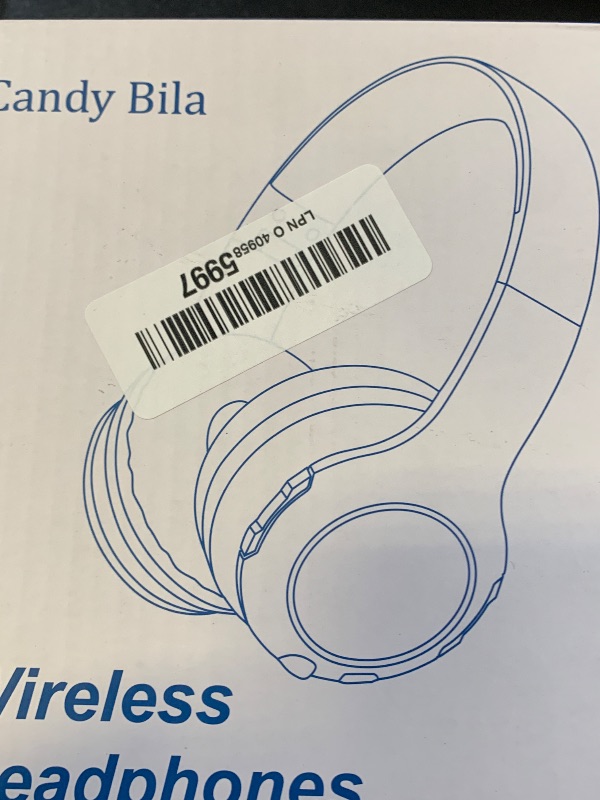 Photo 1 of Candy Bila Kids Bluetooth 6.0 Headphones with LED Light, 85Hours Playtimes, Type-C Fast Charging, 85/94dB Volume Limited, Comfort Wireless Headphones with Built-in mic, Wired & TF Card Mode, Blue