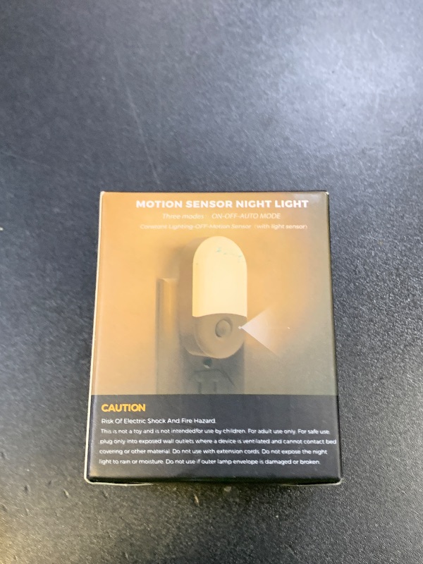 Photo 1 of L LOHAS LED Motion Sensor Night Light, 2Pack, Motion Activated Night Light, Night Lights Plug into Wall Motion Sensor, 3000K Warm White, Adjustable Brightness 30/60LM, for Kids Adults Bathroom Bedroom