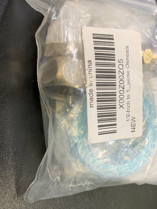 Photo 1 of JIUWU Feed Water Adapter- 1/2 inch Compression and 1/4 inch O.D Compression Angle Stop Valve Adapter for RO Reverse Osmosis Water Filters, Faucets, Coffee makers, Ice makers, Shower Fixtures