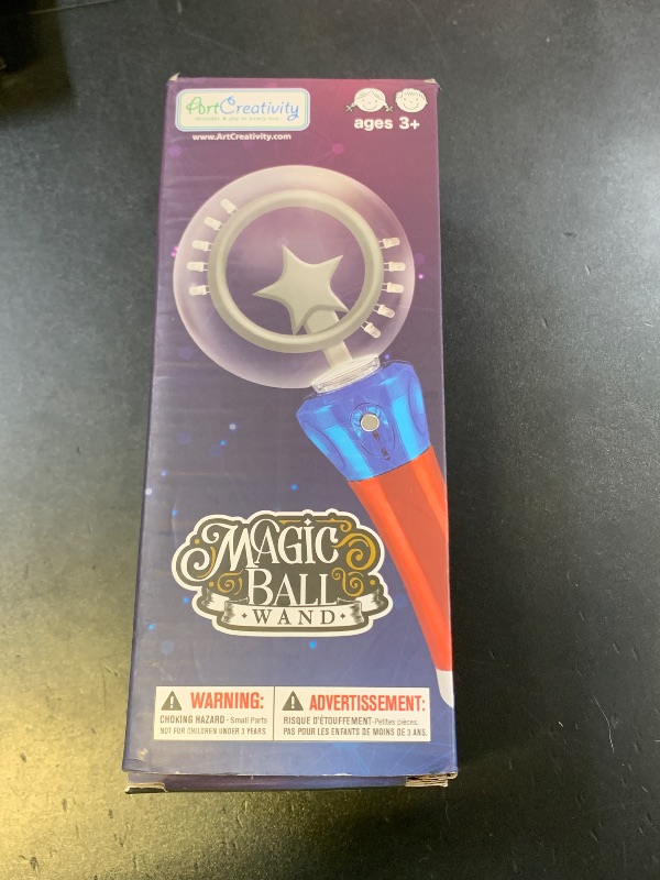 Photo 1 of ArtCreativity Spinning Light Up Toy Wand – Magic Ball with LED Lights, Sensory Spinner for Kids, Party Favors & Classroom Prizes, Autism-Friendly Gift