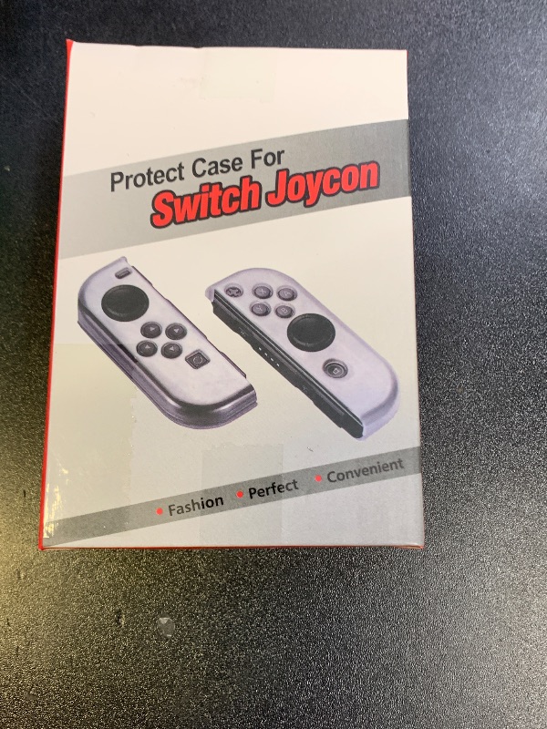 Photo 1 of Anti-Scratch Detachable Transparent Crystal Protective Hard Case Cover Skin Shell with Thumbstick for Switch NS NX Joy-con Controller 1
