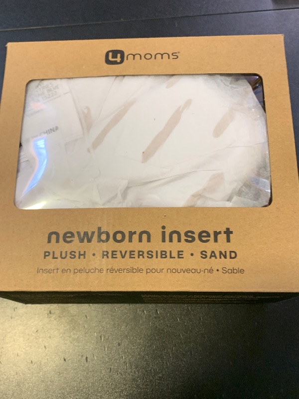 Photo 1 of 4moms RockaRoo and MamaRoo Infant Insert, Machine Washable, Soft, Plush Fabric, Reversible Design, Sand