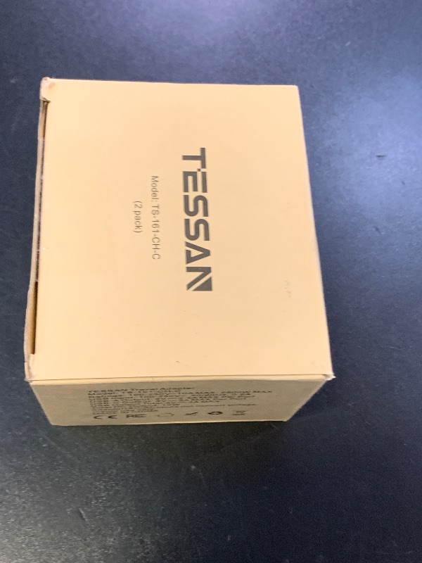 Photo 1 of Switzerland Power Adapter 2 Pack, TESSAN Type J Adaptor with 4 Outlets 3 USB Charging Ports(1 USB C), Swiss Travel Plug for US to Switzerland, Liechtenstein, Rwanda