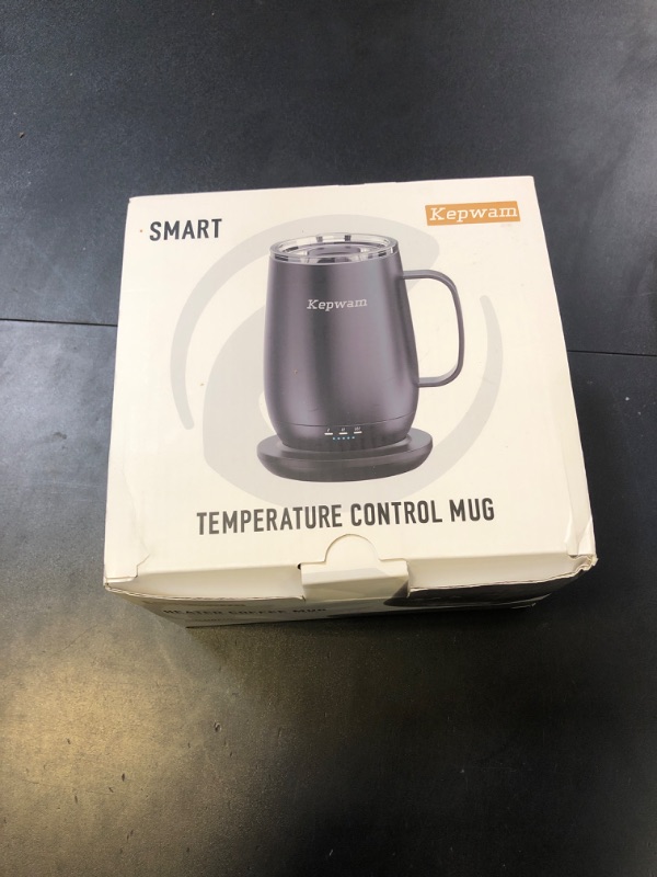 Photo 1 of Kepwam Heated Coffee Mug T2-Plus, 20oz Leading Large Capacity Self Heating Coffee Mug, Up to 8 Hrs Battery & Hot Up to 149?, Smart Coffee Mug for Women, Men