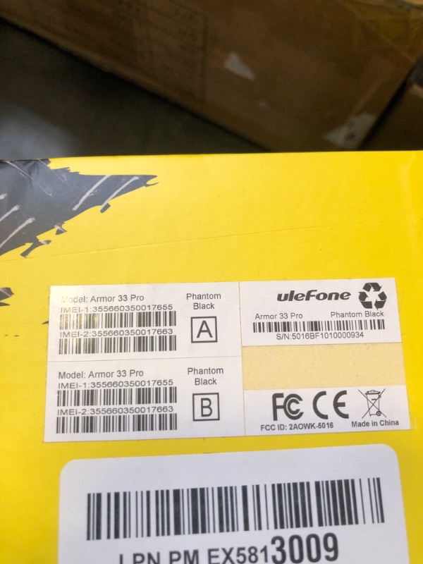 Photo 1 of Ulefone Armor 33 Pro 5G Dual Screen Rugged Phone, 6.95" FHD 120Hz + 3.4" Screen, 25500mAh (66W) 32GB+512GB, 50MP+50MP+64MP+32MP, Infinite Halo, 118dB Speaker Android 14 Rugged Smartphone NFC