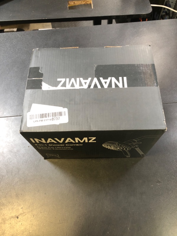 Photo 1 of INAVAMZ Shower Heads with Handheld Spray Combo: 7.2" Rain Shower Head & Handheld Shower Head 2-IN-1 Shower Head with 60" Rotatable Stainless Steel Hose, Shower Trim Systems