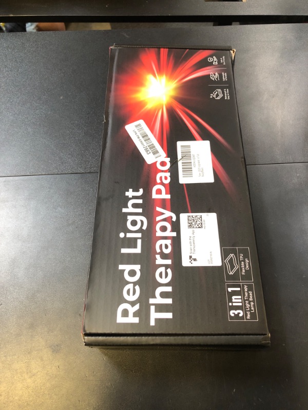 Photo 1 of 2025 Upgraded Red Light Therapy for Body, 24" x 12" Large Size Red Light Therapy Pad with Timer, 660nm&850nm Infrared Light Therapy Mat Full Body(Black)