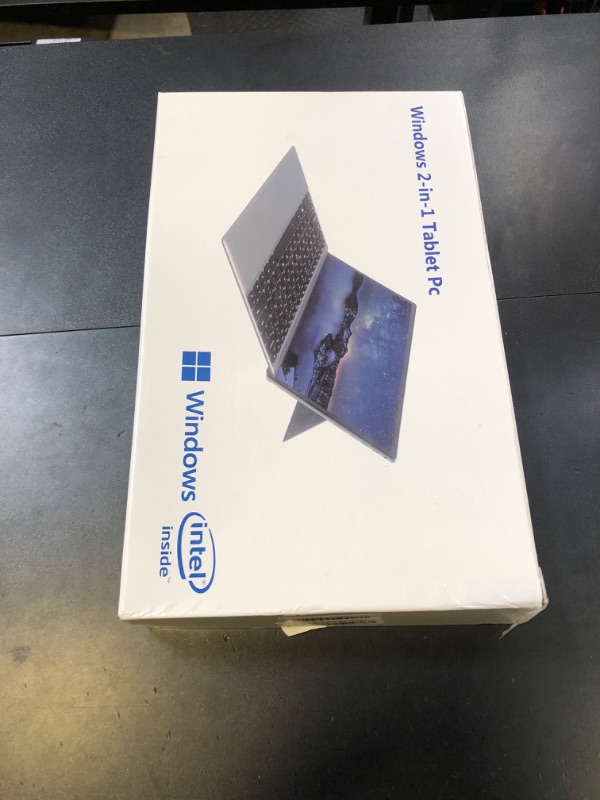 Photo 1 of VGKE 2-in-1 Touch-Screen Laptop, 12.3" 3K IPS Tablet PC with Magnetic Keyboard, Celeron J4125 Up to 2.7Ghz, 8GB RAM, 256GB SSD, USB Type-C, Webcam, Silver