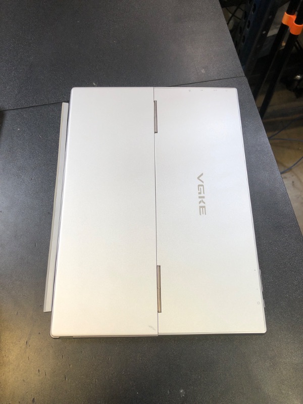 Photo 1 of VGKE 2-in-1 Touch-Screen Laptop, 12.3" 3K IPS Tablet PC with Magnetic Keyboard, Celeron J4125 Up to 2.7Ghz, 8GB RAM, 256GB SSD, USB Type-C, Webcam, Silver
