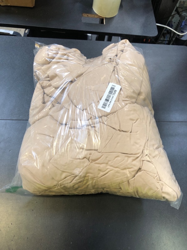 Photo 1 of Bedsure Duvet Cover King Size with Fitted Sheet - 4 Pieces Prewashed Cotton-Like Extra Soft Bedding Set, Includes 1 Duvet Cover 104x90 Inches, 2 Pillow Shams, 1 Fitted Sheet, Deep Beige