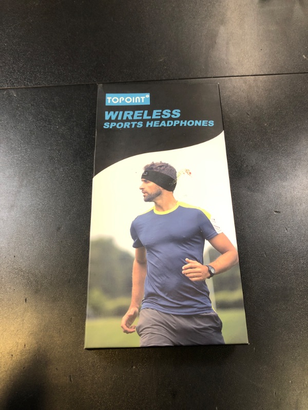 Photo 1 of TOPOINT Sleep Headphones Headband Bluetooth 5.4, Sports Headband Earphones Sleeping Bluetooth Wireless with USB C for Women Men Sports Gifts Workout Jogging Yoga Insomnia Air Travel Meditation