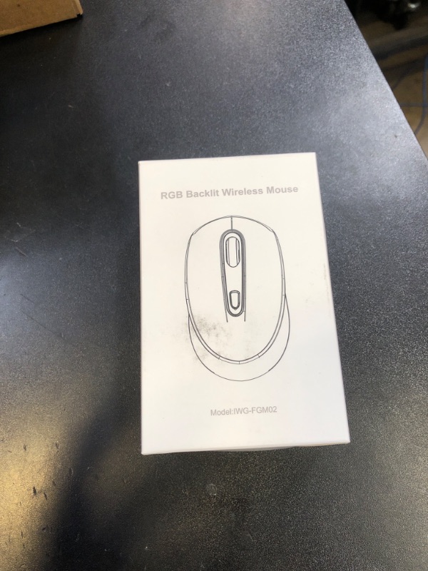 Photo 1 of seenda Wireless Mouse, Rechargeable Light Up Mouse for Laptop, Small Cordless Mice with Quiet Click LED Rainbow Lights for PC Computer Kids Chromebook Windows Mac, Purple
