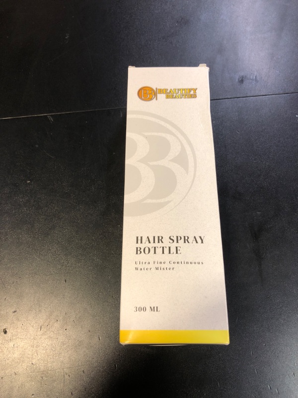 Photo 1 of BeautifyBeauties Spray Bottle For Hair – Continuous Mister Spray Bottle for Hairstyling, Cleaning, Plants, Pets, Barbers, Salons, Essential Oil Scents (10.1 Ounce)