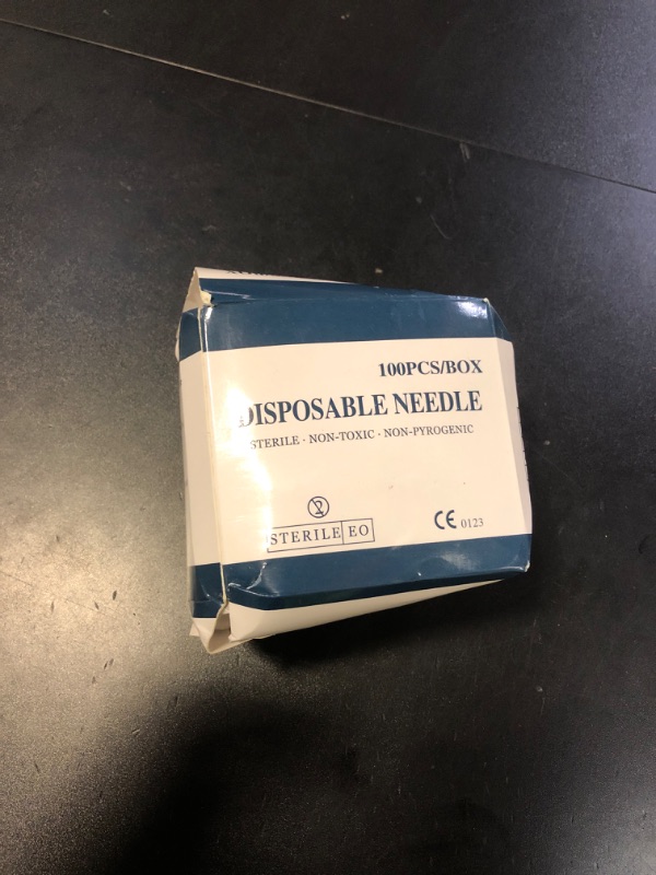 Photo 1 of ZOGSNTON 25 Gauge 5/8 Inch Luer Lock Dispensing Lab Supplies Individually Sealed Wrapped - 100 Pack/Box