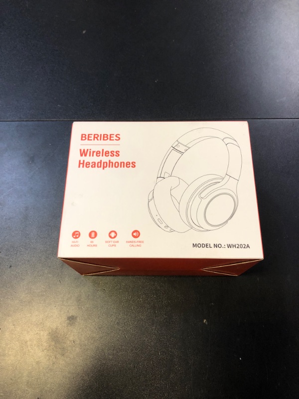 Photo 1 of BERIBES Bluetooth Headphones Over Ear, 65H Playtime and 6 EQ Music Modes Wireless Headphone with Microphone, HiFi Stereo Foldable Lightweight Headsets, Deep Bass for Office Home Cellphone PC Ect.