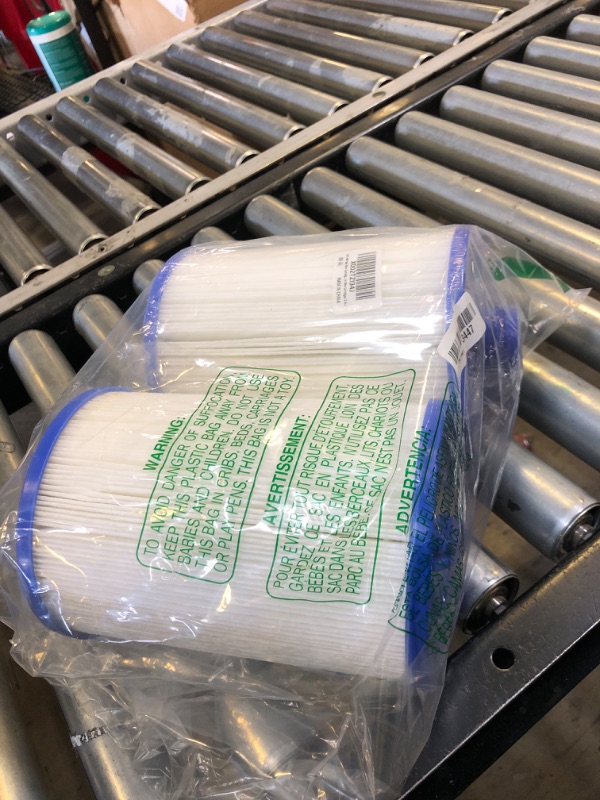 Photo 1 of 6CH-940 Spa Filter Cartridges for Spa Hot Tub, Filter Replacement Compatible for UNICEL 6CH-940 for FILBUR FC-0359 for PWW50P3, Screw in Filter Cartridges 2 Pcs